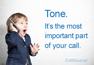 Tone is the most important part of your phone call