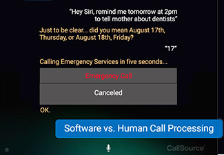 Software vs human call processing