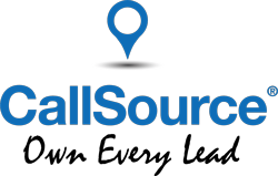 CallSource Logo - map pin stacked
