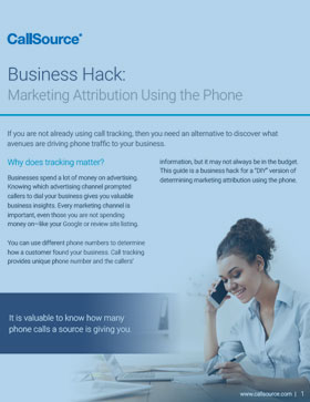 Business Hack: Marketing Attribution Using the Phone