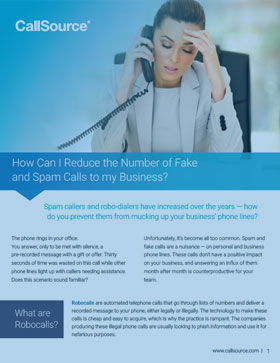 How Can I Reduce the Number of Fake and Spam Calls to My Business?