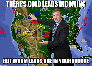 Difference in warm leads vs. cold leads