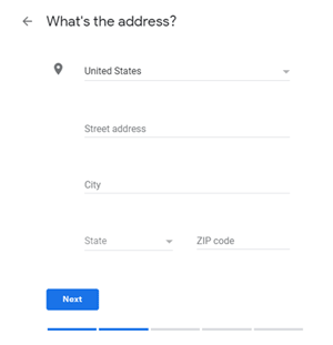 Google My Business setup: What's the address?