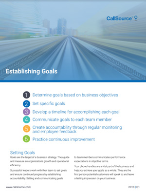 Establishing Goals