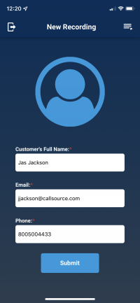 Input Customer Details Input Customer Details